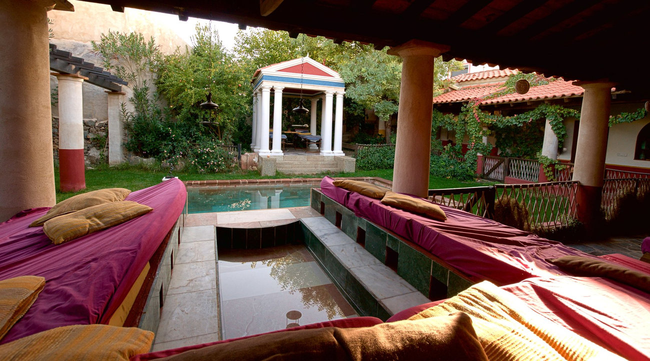 vista desde el triclinium